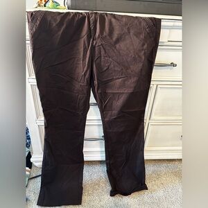 Maurice’s 22W Long brown Chino’s